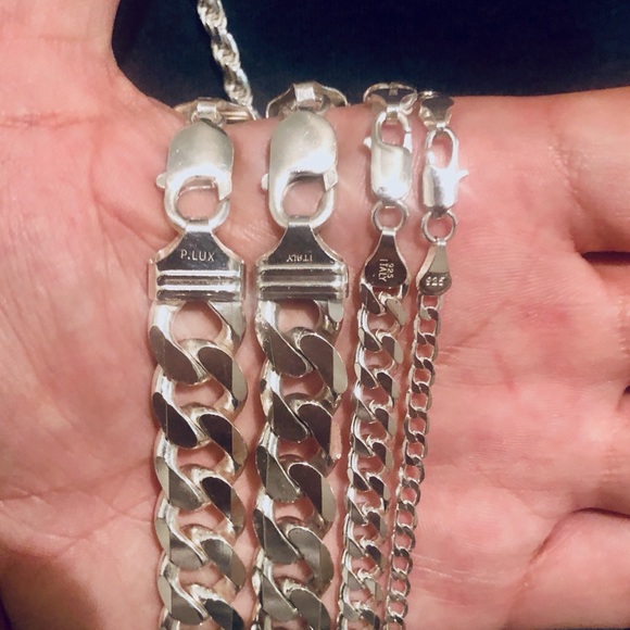 High Quality Solid .925 Sterling Silver Chains - Picture 11 of 16